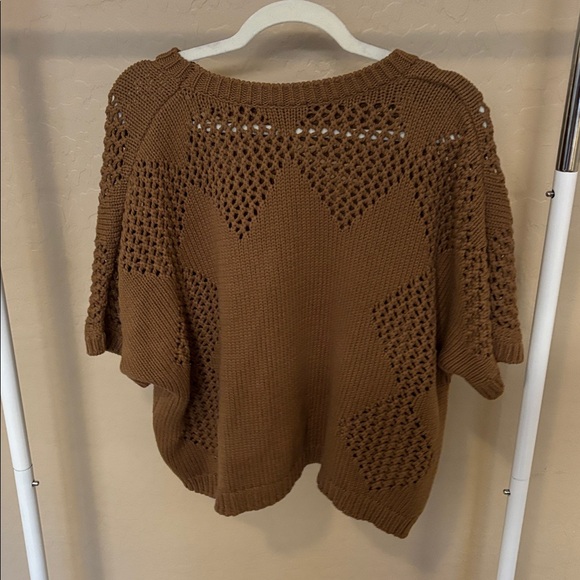 Splendid Brown Knit Women's Sweater m - Picture 2 of 5